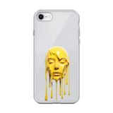 Dali Design İphone 6S Plus Uyumlu Şeffaf Kılıf Estetik Yüz 6 Tasarımlı