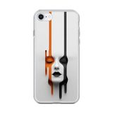 Dali Design İphone 6S Plus Uyumlu Şeffaf Kılıf Estetik Yüz Tasarımlı