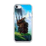 Dali Design İphone 6S Plus Uyumlu Şeffaf Kılıf Howls Moving Castle Tasarımlı 1