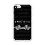 Dali Design İphone 6S Plus Uyumlu Şeffaf Kılıf I Wanna Be Yours Couple (Çift) Tasarımlı
