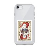 Dali Design İphone 6S Plus Uyumlu Şeffaf Kılıf Kartlar Queen 3 Tasarımlı