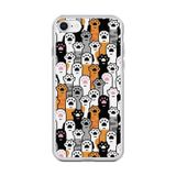Dali Design İphone 6S Plus Uyumlu Şeffaf Kılıf Kedişler 3 Tasarımlı