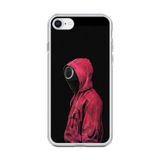 Dali Design İphone 6S Plus Uyumlu Şeffaf Kılıf Squid Game Tasarımlı