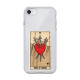 Dali Design İphone 6S Plus Uyumlu Şeffaf Kılıf Three Of Swords Tasarımlı
