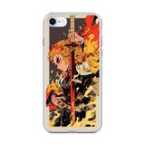 Dali Design İphone 7 Uyumlu Şeffaf Kılıf Demon Slayer Tasarımlı 3