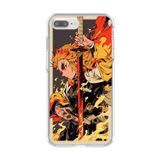 Dali Design İphone 8 Plus Uyumlu Şeffaf Kılıf Demon Slayer Tasarımlı 3