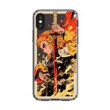Dali Design İphone X Uyumlu Şeffaf Kılıf Demon Slayer Tasarımlı 3