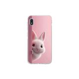 Dali Design Samsung Galaxy A10 Uyumlu Şeffaf Kılıf 5 Peluş Tavşan Tasarımlı