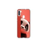 Dali Design Samsung Galaxy A11 Uyumlu Şeffaf Kılıf 4 Peluş Panda Tasarımlı