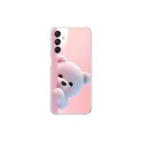 Dali Design Samsung Galaxy A14 Uyumlu Şeffaf Kılıf 1 Peluş Ayıcık Tasarımlı