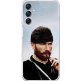 Dali Design Samsung Galaxy A14 Uyumlu Şeffaf Kılıf Atatürk 2 Tasarımlı