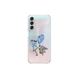 Dali Design Samsung Galaxy A14 Uyumlu Şeffaf Kılıf Cartoon 13 Tasarımlı