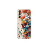 Dali Design Samsung Galaxy A14 Uyumlu Şeffaf Kılıf Graffiti 5 Tasarımlı
