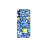 Dali Design Samsung Galaxy A14 Uyumlu Şeffaf Kılıf Graffiti 9 Tasarımlı