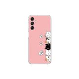 Dali Design Samsung Galaxy A14 Uyumlu Şeffaf Kılıf Kedişler 2 Tasarımlı