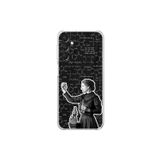 Dali Design Samsung Galaxy A14 Uyumlu Şeffaf Kılıf Marie Curie Tasarımlı