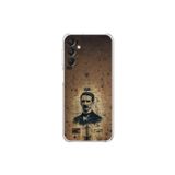 Dali Design Samsung Galaxy A14 Uyumlu Şeffaf Kılıf Tesla Tasarımlı