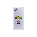 Dali Design Samsung Galaxy A22 Uyumlu Şeffaf Kılıf 2 Mario Tasarımlı