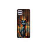 Dali Design Samsung Galaxy A22 Uyumlu Şeffaf Kılıf Aesthetic 2 Tasarımlı