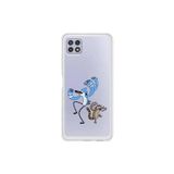 Dali Design Samsung Galaxy A22 Uyumlu Şeffaf Kılıf Cartoon 13 Tasarımlı