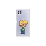 Dali Design Samsung Galaxy A22 Uyumlu Şeffaf Kılıf Cartoon 2 Tasarımlı