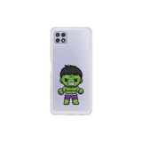 Dali Design Samsung Galaxy A22 Uyumlu Şeffaf Kılıf Chibi 3 Tasarımlı