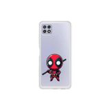 Dali Design Samsung Galaxy A22 Uyumlu Şeffaf Kılıf Chibi 8 Tasarımlı