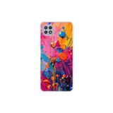 Dali Design Samsung Galaxy A22 Uyumlu Şeffaf Kılıf Graffiti 3 Tasarımlı
