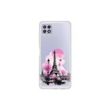 Dali Design Samsung Galaxy A22 Uyumlu Şeffaf Kılıf Paris 1 Tasarımlı