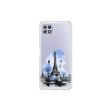 Dali Design Samsung Galaxy A22 Uyumlu Şeffaf Kılıf Paris 2 Tasarımlı