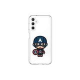 Dali Design Samsung Galaxy A25 Uyumlu Şeffaf Kılıf Chibi 4 Tasarımlı