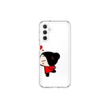 Dali Design Samsung Galaxy A25 Uyumlu Şeffaf Kılıf Couple Garry 2 Tasarımlı