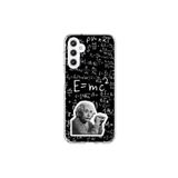 Dali Design Samsung Galaxy A25 Uyumlu Şeffaf Kılıf Einstein Tasarımlı