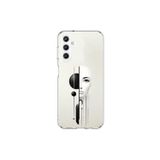 Dali Design Samsung Galaxy A25 Uyumlu Şeffaf Kılıf Estetik Yüz 2 Tasarımlı