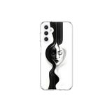 Dali Design Samsung Galaxy A25 Uyumlu Şeffaf Kılıf Estetik Yüz 3 Tasarımlı