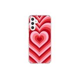 Dali Design Samsung Galaxy A25 Uyumlu Şeffaf Kılıf Kalp 3 Tasarımlı