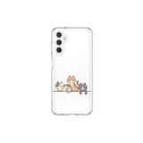 Dali Design Samsung Galaxy A25 Uyumlu Şeffaf Kılıf Kedişler 4 Tasarımlı