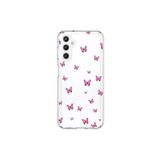 Dali Design Samsung Galaxy A25 Uyumlu Şeffaf Kılıf Kelebek 2 Tasarımlı