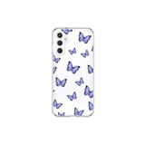 Dali Design Samsung Galaxy A25 Uyumlu Şeffaf Kılıf Kelebek 3 Tasarımlı