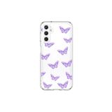 Dali Design Samsung Galaxy A25 Uyumlu Şeffaf Kılıf Kelebek 4 Tasarımlı
