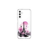 Dali Design Samsung Galaxy A25 Uyumlu Şeffaf Kılıf Paris 1 Tasarımlı