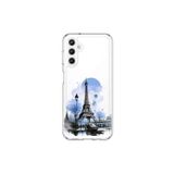Dali Design Samsung Galaxy A25 Uyumlu Şeffaf Kılıf Paris 2 Tasarımlı