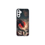 Dali Design Samsung Galaxy A25 Uyumlu Şeffaf Kılıf Samurai 3 Tasarımlı