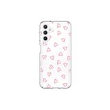 Dali Design Samsung Galaxy A25 Uyumlu Şeffaf Kılıf Şeffaf Kalp 3 Tasarımlı