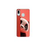 Dali Design Samsung Galaxy A30 Uyumlu Şeffaf Kılıf 4 Peluş Panda Tasarımlı