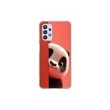 Dali Design Samsung Galaxy A32 Uyumlu Şeffaf Kılıf 4 Peluş Panda Tasarımlı