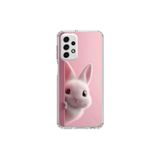 Dali Design Samsung Galaxy A33 Uyumlu Şeffaf Kılıf 5 Peluş Tavşan Tasarımlı