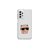 Dali Design Samsung Galaxy A33 Uyumlu Şeffaf Kılıf Couple Ayıcık 1 Tasarımlı