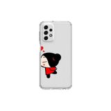 Dali Design Samsung Galaxy A33 Uyumlu Şeffaf Kılıf Couple Garry 2 Tasarımlı