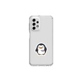 Dali Design Samsung Galaxy A33 Uyumlu Şeffaf Kılıf Couple Penguen 2 Tasarımlı